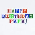 thumbnail image 2 of CafePress - Happy Birthday Papa Infant Bodysuit - Baby Light Bodysuit, Size Newborn - 24 Months, 2 of 4