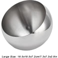 thumbnail image 3 of Dipping Bowls Stainless Steel Seasoning Bowl Hot Pot Restaurant Buffet Seasoning Bowl Spicy Sauce Pot for Appetizer Dessert Snack Sushi(L), 3 of 5