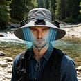 thumbnail image 5 of Luckky 3-in-1 Hands-Free Solar Cooling Hat Fan,UPF 50+ Sun Protection Hat with Removable Fan,Dual Solar & Type-C Rechargeable Outdoor Ventilated Hat for Men Women Fishing Cycling Gardening, 5 of 6