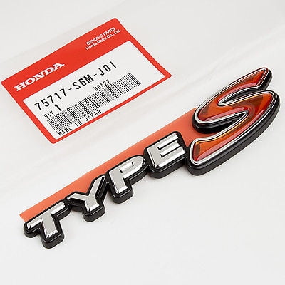 Genuine JDM Genuine OEM Honda Integra Type S Emblem Acura RSX DC5 2002-2006 75717-S6M-J01