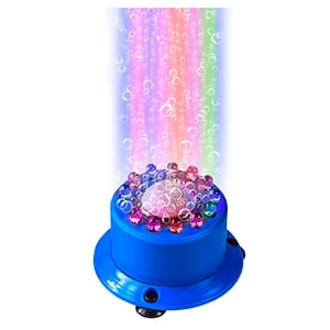 Penn-Plax Cascade Multi-Colored Rainbow LED Air Stone  Great Bubbler For Freshwater & Saltwater Aquariums  2.5 Diameter