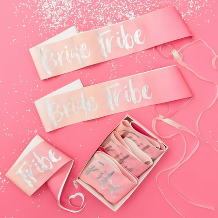 Ginger Ray Bride Tribe Sashes 6 Pack