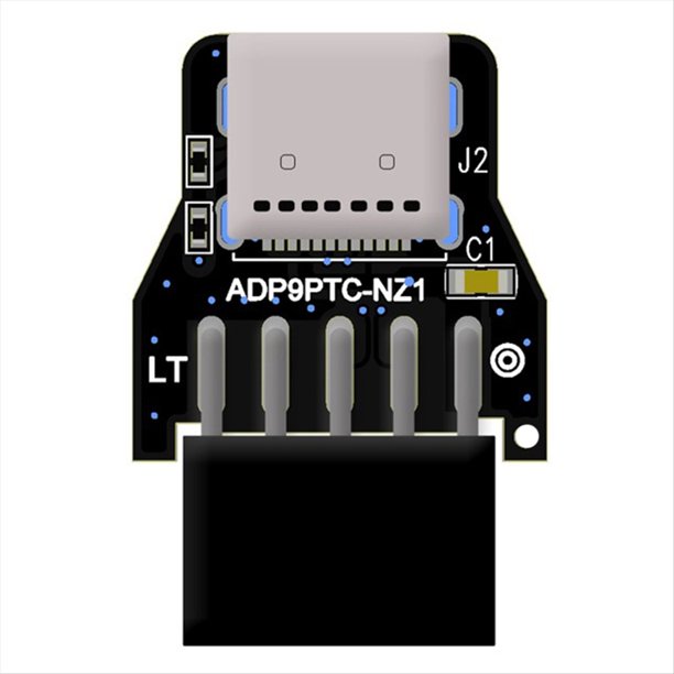 Módulo de Tarjeta de Expansión USB2.0 Adaptador Frontal de 9 Pines A TYPE-C Tarjeta de Expansión de 20 A 9 Pines USB2.0 9PIN A TYPE-C Hembra A