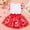 Red, variant on XXWXYD Girl Clothing Set Valentine's Day New Girls Clothes Girls Dress Fly Sleeve Mesh Half Body Dress Two Piece Set for Classic Fashion Breathable(24-36 Months,Pink)