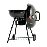 Char-Griller 22 inch Kettle Grill | Charcoal Grill | Black Portable Outdoor BBQ Grill with Lid