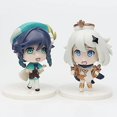 thumbnail image 2 of Juego de 6 figuras Genshin Paimon Barbatos Aether Lumine Diluc Amber YONGSHENG, 2 of 4