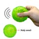 thumbnail image 2 of Pelota masticable para perros, con sonido, flotante e indestructible, de goma (verde)., 2 of 2