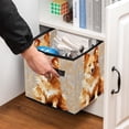 thumbnail image 5 of Pixel Dog Collapsible Storage Cubes, Cube Organizer Bins with Handle, 10.8"x10.5"x10.6", Large Capacity, 5 of 6