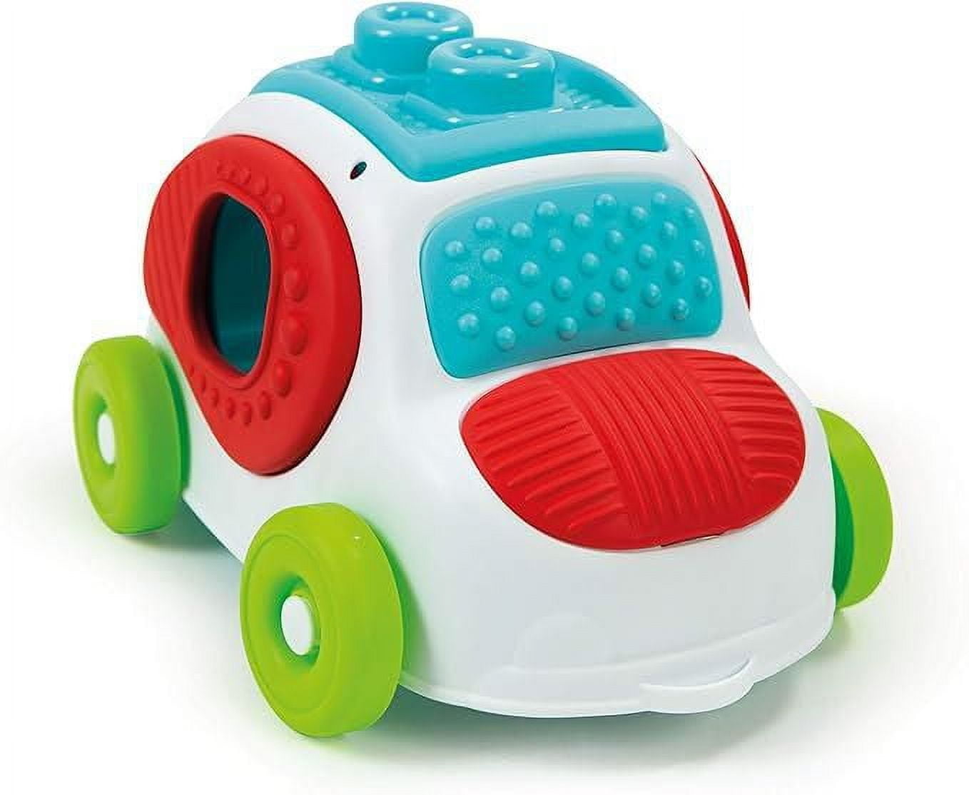 Clementoni Soft Clemmy Sensory Car for Babies and Toddlers, Ages 6 Months Plus, Multi-Coloured