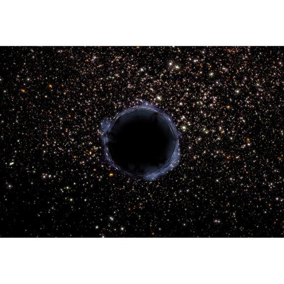 A Black Hole in a Globular Cluster Poster Print