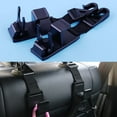 thumbnail image 3 of 2pcs Heavy Duty Car Front Back Seat Headrest Hooks Hanger Storage Organizer Magic, 3 of 5