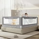 thumbnail image 1 of G TALECO GEAR Barandilla de cama para niños pequeños, barandillas protectoras estables para cama, protector de barandilla para cama de bebé para cama doble, tamaño Queen y King (78,7 pulgadas, 1 pieza, 1 of 5