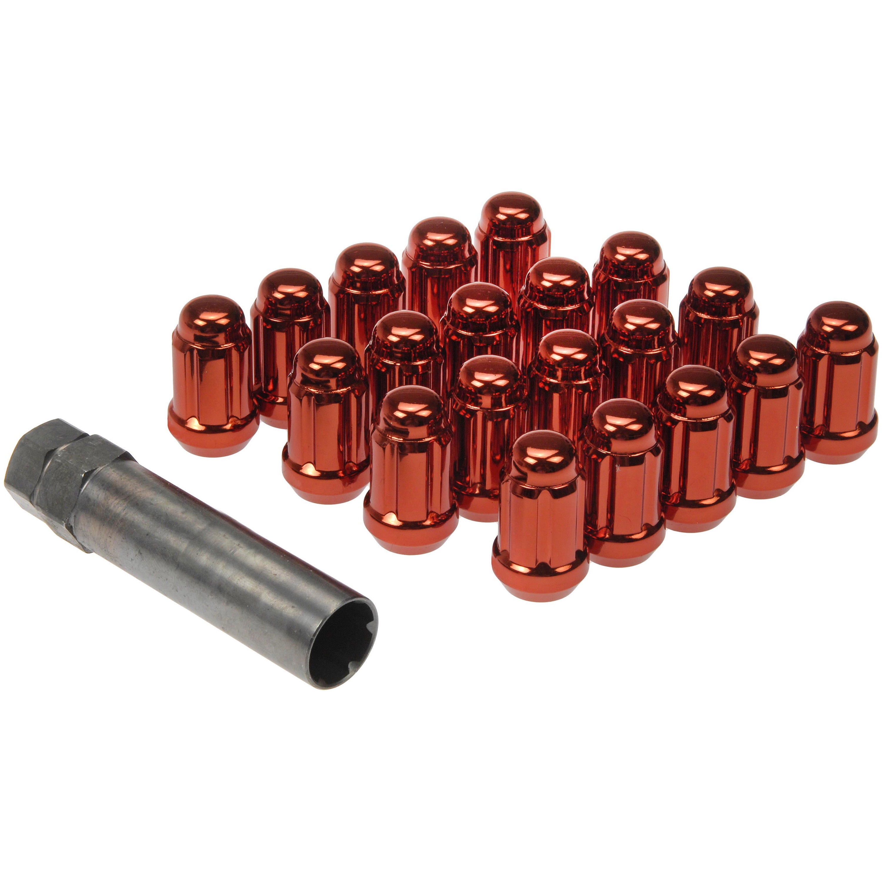 Dorman 711-355E Wheel Lock Set for Specific Models, Red (Pack of 20) Fits select: 1996-2021 TOYOTA RAV4, 1983-2021 TOYOTA CAMRY