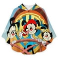 thumbnail image 2 of Animaniacs Kids Flannel Wearable Blanket, Warm Shawl Blanket Comfy Poncho Soft Cozy Throw Blanket Hoodie for Boys Girls Birthday Gifts, 2 of 7