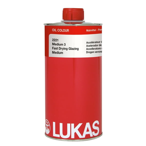 LUKAS Oil Painting Medium Fast Dry Glazing Medium 3 Clear, Quick