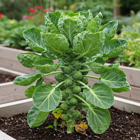 Mr Fothergill's Brussels Sprouts Oh Sow Simple Vegetable Seed Easy to Grow