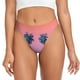 thumbnail image 1 of Balery Beach with Palm Trees Tangas de Algodón para Mujer con Estampado – Ropa Interior Sexy, Transpirable, G-string-XX-Large, 1 of 6