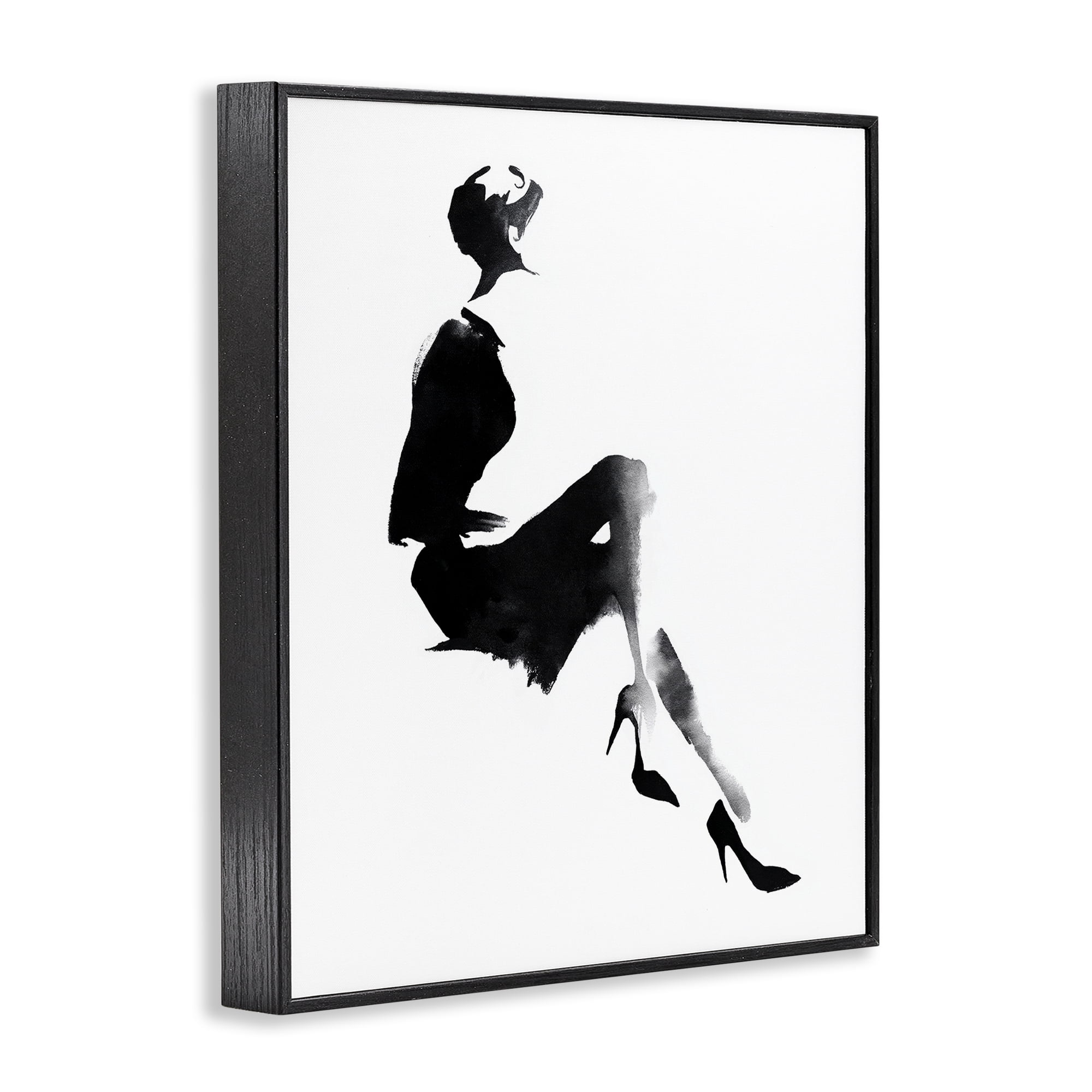 Stupell Industries Chic Silhouette Noir Black Framed Giclee Art, design by Svetlana Aleynikova