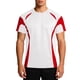 thumbnail image 2 of Ceisia Men's Athletic Short Sleeve T-shirt Color Block Round Neck Fitness Basketball Training Sport Tee Tops Red XXXL Gifts, 2 of 8