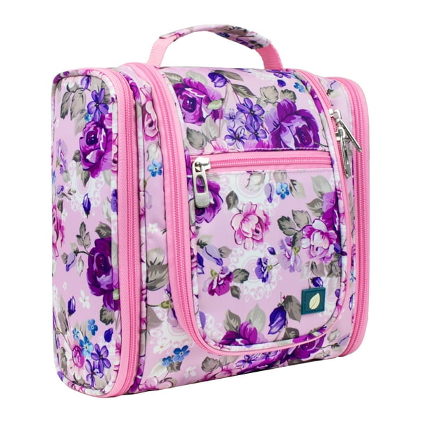 PAVILIA Hanging Travel Toiletry Bag for Women Men Bathroom Toiletry