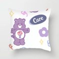 thumbnail image 3 of MINISO - Almohada para siesta de estudiante con diseño de oso cariñoso arcoíris, para sofá, sala de estar, respaldo, mesita de noche, funda de almohada con dibujos animados de oso cariñoso, bonito reg, 3 of 5