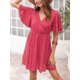 thumbnail image 3 of SAYOO Vestido de manga corta de estilo femenino SAYOO moda, 3 of 4