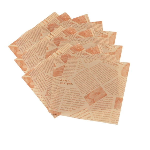 Food Wrapping Paper, Food Basket Liners Grease Proof Sandwiches Wrapping Paper for Frying Baking Foods