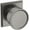 Lifetime Graphite Nickel, variant on Baldwin K008.Pass K008 Hollywood Hills Passage Door Knob Set - Black