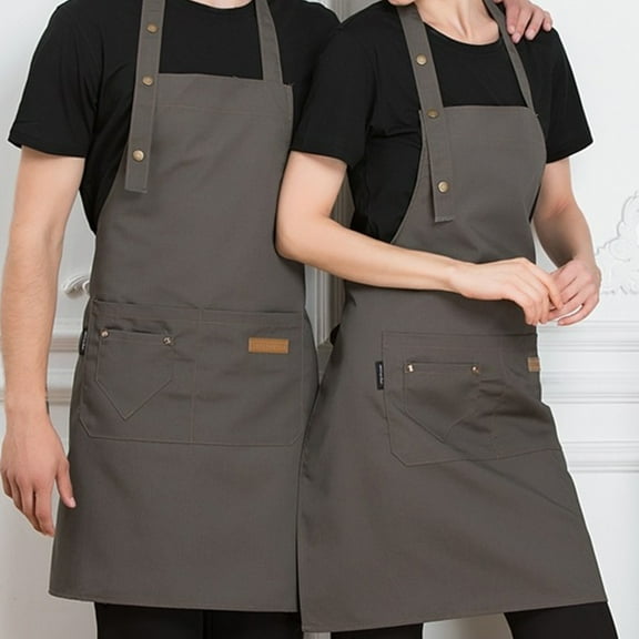 CIYISON Canvas Kitchen Apron Woman Men Chef Work Apron New Fashion Aprons