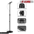 thumbnail image 3 of Microphone Stand-Universal Mic Mount, Compact Base, Height 3.3' to 5.11' 5 Core, 3 of 11