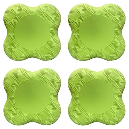 4 Pcs Yoga Knee Pad Mats Extra Thick EVA for Knees Elbows Wrist Hands Head Pilates Kneeling Cushion Thick Exercise Pads for Women and Men Workout Support