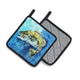 thumbnail image 2 of Carolines Treasures MW1310PTHD Bobby Bass Pair of Pot Holders 7.5HX7.5W multicolor, 2 of 4