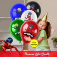 thumbnail image 3 of Globos de Latex Vision ED ML8888 Miraculous Ladybug Cat Noir 25 Unidades 12 Pulgadas, 3 of 4