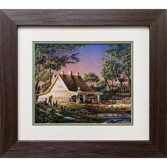 Terry Redlin "Family Time" CUSTOM FRAMED Art Print Generic
