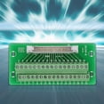 thumbnail image 1 of Connecteur de Bornier de PLC, IDC34P 34Pin Tête Mâle PLC Breakout Board DIN Rail Monter Interface Module Esthétique Élégant, 1 of 12