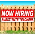 thumbnail image 2 of Now Hiring Substitute Teacher 13 oz Vinyl Banner With Metal Grommets, 2 of 5