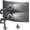 Black, variant on 17-49 inch Heavy Duty Arm for Ultrawide Screens up to 44lbs, Vertical Stacked Desk Mount, Full Motion Vertical Mount, VESA 75/100,Black