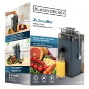 BLACK+DECKER Juice Extractor, 450W, Fruit & Vegetable Juicer, Black