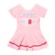 thumbnail image 1 of Apuakthei Rosa L (8 a 11 años) Traje de baño para niñas Traje de baño de una Pieza Traje de baño para Estudiantes Falda Traje de baño para niños, 1 of 6