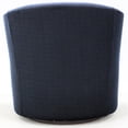 thumbnail image 4 of Pemberly Row 19"H Fabric Swivel Club Chair in Midnight Blue Finish, 4 of 5