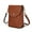 Brown, variant on Filomena Vegan Leather Women's Crossbody Handbag by Mia K