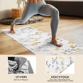 thumbnail image 4 of Pioneer Flower Floral Print Pattern Hot Yoga Mat Towel Non Slip for Hot Yoga - Quick-Drying Yoga Mat Cover with 4 Corner Pockets with Travel Bag - Hot Yoga Towel Non Slip 74"x26", 4 of 6