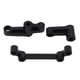 thumbnail image 1 of Kits de dirección 1/16 accesorios de repuesto DIY 4WD piezas de actualización para SG1603 SG1604 UD1601 UD16024 modelo de hobby de vehículo negro CUTICAT Soporte de dirección RC, 1 of 8