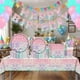 thumbnail image 1 of Decoración para Fiesta de Cumpleaños de Niñas, Platos de Papel a Escala de Colores, Vasos de Papel, Vajilla de Papel de Seda, Vajilla Desechable Exquisita para Fiesta Temática., 1 of 6
