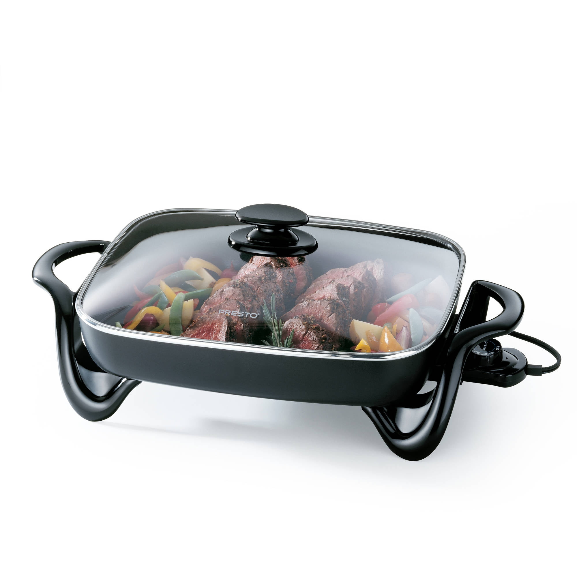 Maxi Matic Elite Cuisine 13 Countertop Indoor Griddle, Black