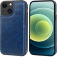 thumbnail image 3 of REQO Compatible with iPhone 13 Mini Wallet Case with Card Holder, PU Leather Kickstand Card Slots Case, Double Magnetic Clasp and Durable Shockproof Cover 5.4 Inch(Blue), 3 of 7