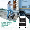 thumbnail image 4 of 2 Step Stool with Handle for Elderly, Heavy Duty Medical Step Stool with Adjustable Handrail and Non-Slid Platform for Adults, Seniors and Handicap, Bed Steps for High Beds Holds up to 400LBS, 4 of 8