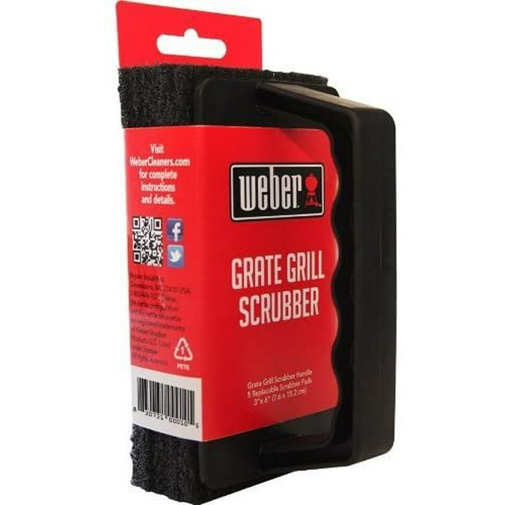 er Plastic Black Grill Cleaning Pad 1 pk