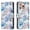 Frosted Blossom, variant on Allytechgroup iPhone 17 Pro Max Case Wallet Cover with Card Slots & Cash Pocket, Flip Folio Phone Case for Apple iPhone 17 Pro Max, Shockproof Stand Feature Premium PU Leather Case for Women Girls
