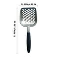 thumbnail image 5 of Stainless Steel Cat Litter Scoop | Heavy Duty Metal Sifter Shovel With Fine Mesh Holes | Rustproof, Durable, Easy Waste Removal, Ergonomic Handle | Efficient Clumping Litter Cleaner, Sleek Silver, 5 of 5